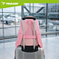 Trizand Roze 2-in-1 handbagage rugzak 40 x 25 x 20 cm met 7 vakken en anti-diefstalvak