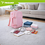 Trizand Roze 2-in-1 handbagage rugzak 40 x 25 x 20 cm met 7 vakken en anti-diefstalvak