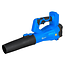 GEKO Draadloze bladblazer 21 V met 2 x 4000 mAh accu en luchtsnelheid tot 260 km/h