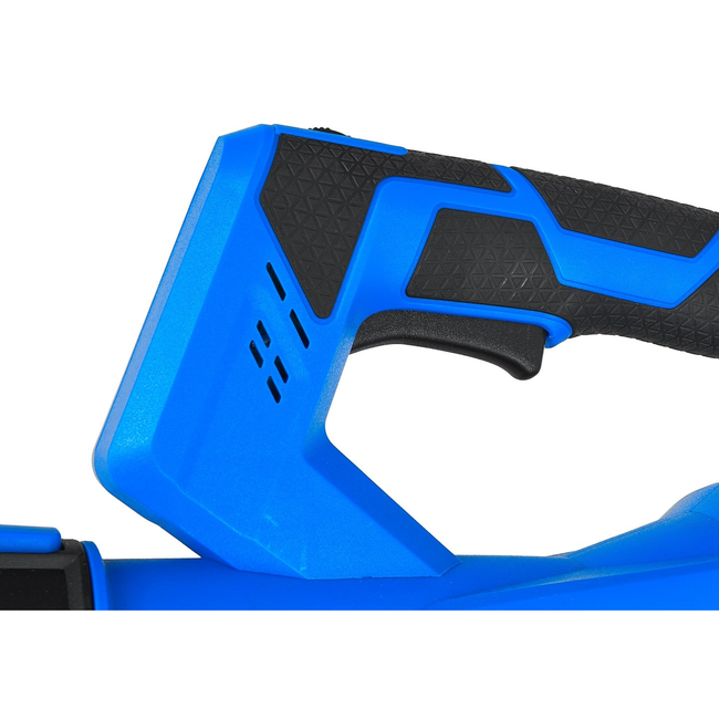 GEKO Draadloze bladblazer 21 V met 2 x 4000 mAh accu en luchtsnelheid tot 260 km/h