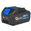 GEKO Draadloze bladblazer 21 V met 2 x 4000 mAh accu en luchtsnelheid tot 260 km/h