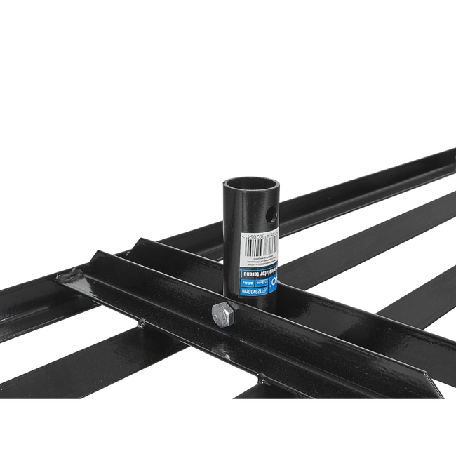 GEKO Handmatige grondvlakker 120 x 30 cm met stalen frame voor gazon en bestrating