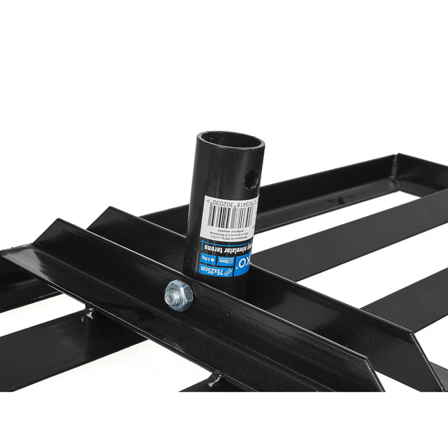 GEKO Handmatige grondvlakker 75 x 25 cm met stalen frame voor tuin en bestrating