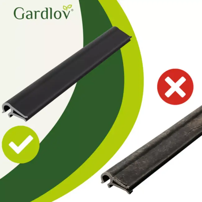 Gardlov Schermband Klemmen - Antraciet - Set van 10 Stuks