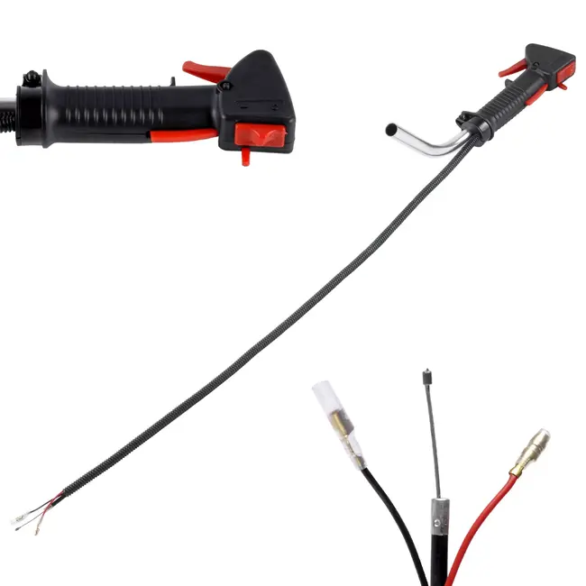 GEKO Rechter handgreep met controller - Geschikt voor bosmaaiers - Inclusief tandwiel en moerenset