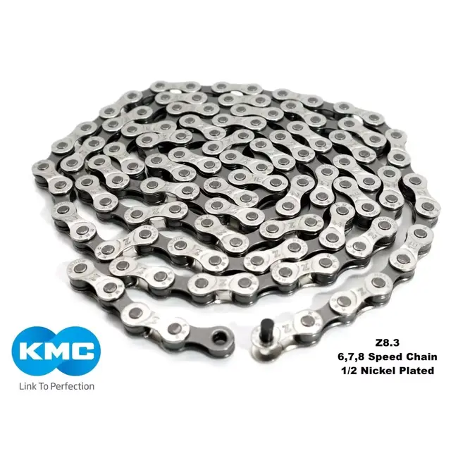 KMC Ketting 6/7/8-speed - Grijs - Anti-roest - 116 schakels - Universeel compatibel
