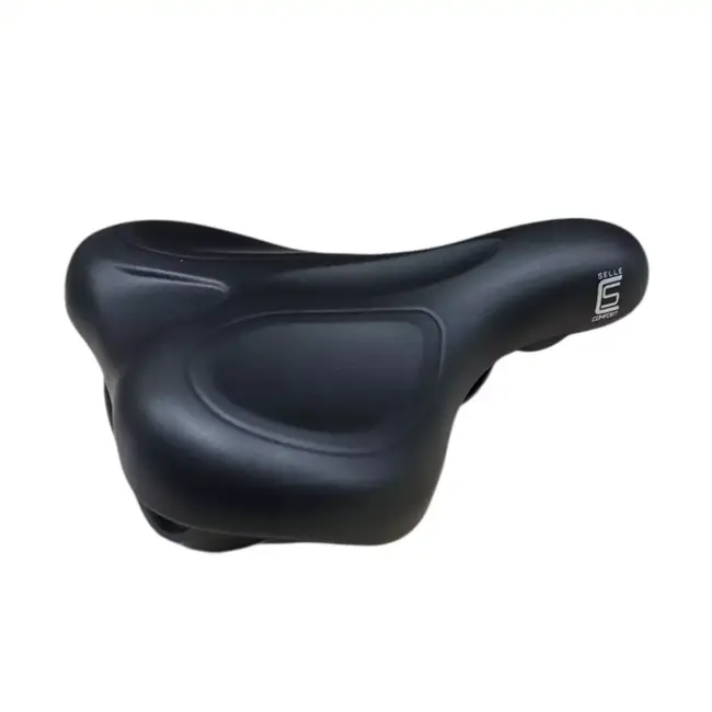Selle Comfort Comfortabel zadel voor e-bikes - medium - zwart - met handvat - zonder strop
