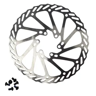 Falkx Remschijf 160mm - 6-bout montage - Staal - Zwart