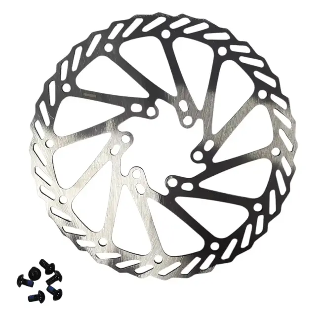 Falkx Remschijf 160mm - 6-bout montage - Staal - Zwart