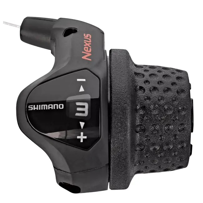 Shimano 3-speed draaishifter met kabel en shiftbox - ergonomisch ontwerp - 1800 mm kabel