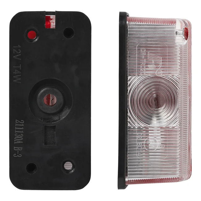 ProPlus Breedtelicht - Rood en Wit - 92 x 42 mm - 12V - Inclusief gloeilampje