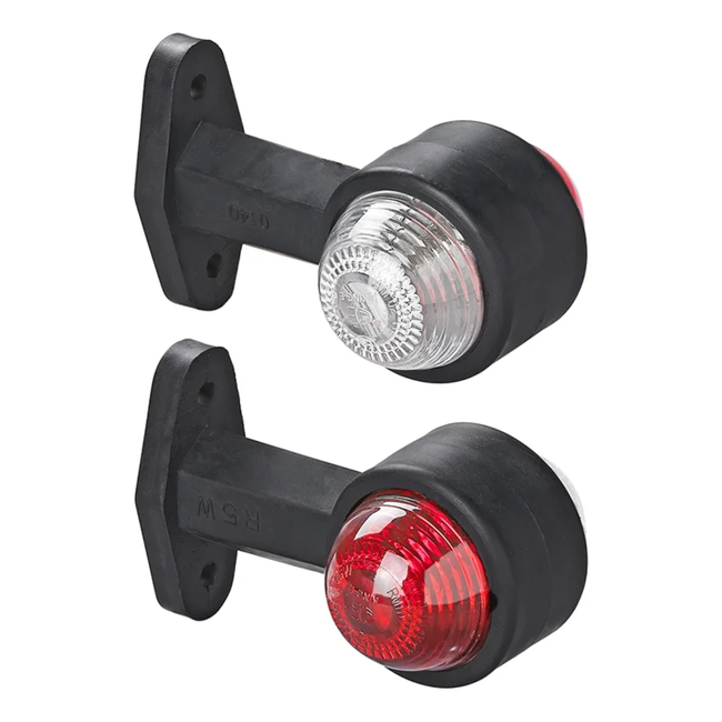 ProPlus Breedtelicht - Rood en Wit - 120 mm - 12 Volt - Inclusief Bedrading