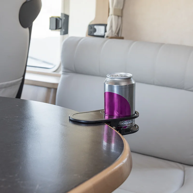 ProPlus Bekerhouder clip - zwart - compact ontwerp - eenvoudig te bevestigen