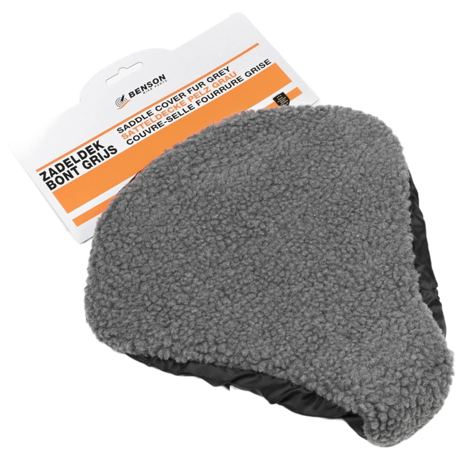 Benson Zadeldek - Imitatie schapenvacht - Comfortabel en duurzaam - Grijs