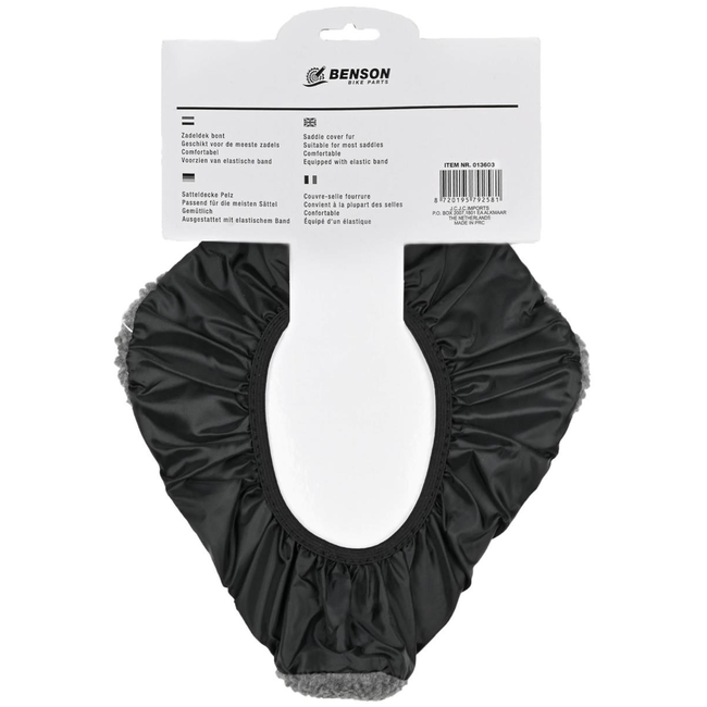 Benson Zadeldek - Imitatie schapenvacht - Comfortabel en duurzaam - Grijs