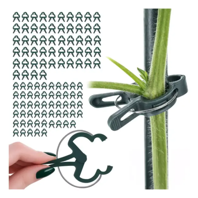 Gardlov Plantenclips Set van 108 - Perfecte Ondersteuning voor Uw Tuin