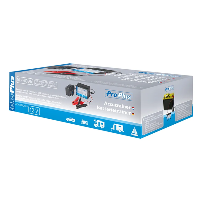 ProPlus Accutrainer - Druppellader - 12V - 10-250 Ah - Automatisch Laden