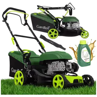 Gardlov Krachtige benzine grasmaaier met 50 liter opvangbak en 8 maaihoogtes en 40,6 cm maaibreedte