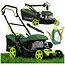 Gardlov Krachtige benzine grasmaaier met 50 liter opvangbak en 8 maaihoogtes en 40,6 cm maaibreedte