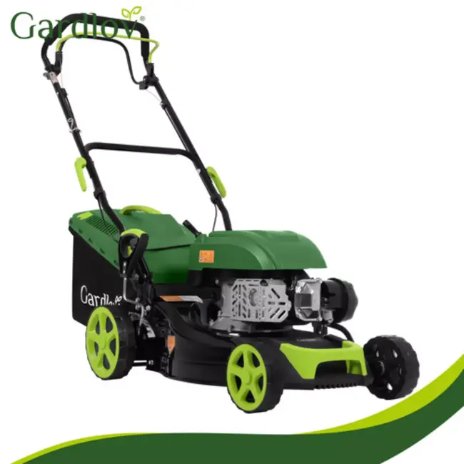Gardlov Krachtige benzine grasmaaier met 50 liter opvangbak en 8 maaihoogtes en 40,6 cm maaibreedte