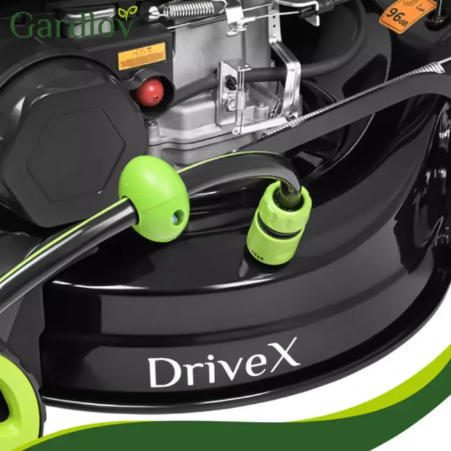 Gardlov Krachtige benzine grasmaaier met 50 liter opvangbak en 8 maaihoogtes en 40,6 cm maaibreedte