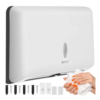 Ruhhy Ruhhy handdoek dispenser wit 27 cm voor ZZ gevouwen papieren handdoeken