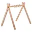 Kruzzel Houten baby gym speelstandaard 64 x 43 x 52 cm met ophangringen