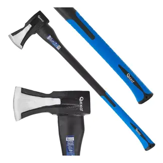 GEKO Houtkloofbijl - 3-staps injectie - Glasvezel handvat - 2 kg