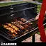 Kaminer Zwarte houtskool barbecue 93 x 41 x 86 cm met spit en rooster