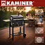 Kaminer Zwarte houtskool barbecue 105 x 110 x 50 cm met thermometer en zijplanken