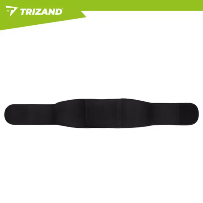 Trizand Zwart groene afslankband 120 cm met verstelbare taille 80 tot 110 cm voor fitness en ondersteuning