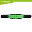 Trizand Zwart groene afslankband 120 cm met verstelbare taille 80 tot 110 cm voor fitness en ondersteuning