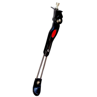 Falkx Verstelbare fietsstandaard - zwart - voor 20-28 inch wielen - anti-slip voet - duurzaam ontwerp