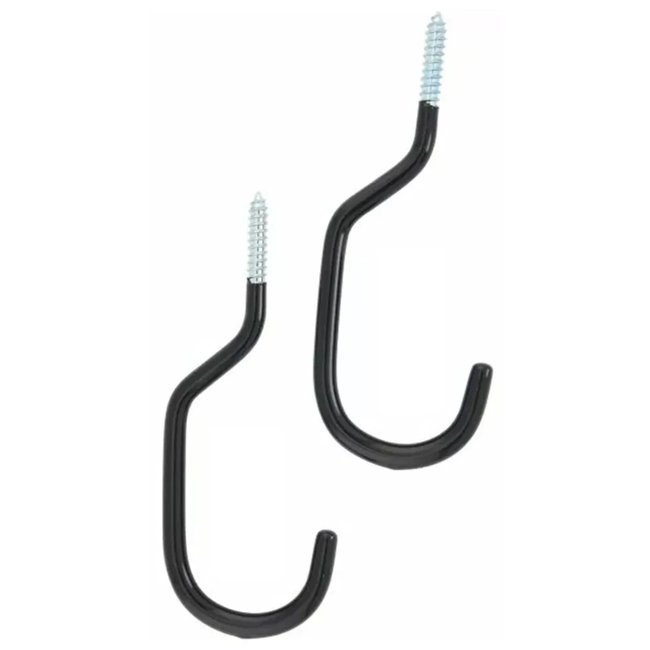 Falkx Plafondhaak - Fietsen Ophangen - Zwart - Ruimtebesparend - Duurzaam - Per Stel