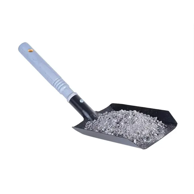 GEKO Zwarte smalle as schep 10 x 16,8 cm ideaal voor moeilijk bereikbare plekken