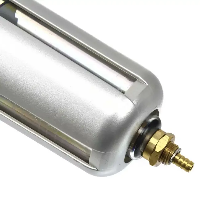 GEKO Luchtdrukregelaar 3/8 aluminium met filter en manometer tot 10 bar voor compressor