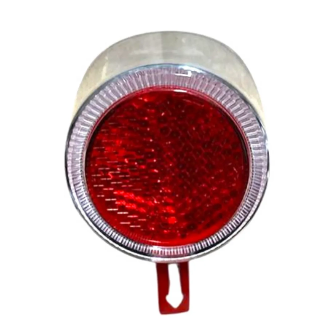 Falkx Solar LED achterlicht - Zonnecel en bewegingssensor - Montage op spatbord - 3 lumen - Rood/Zwart