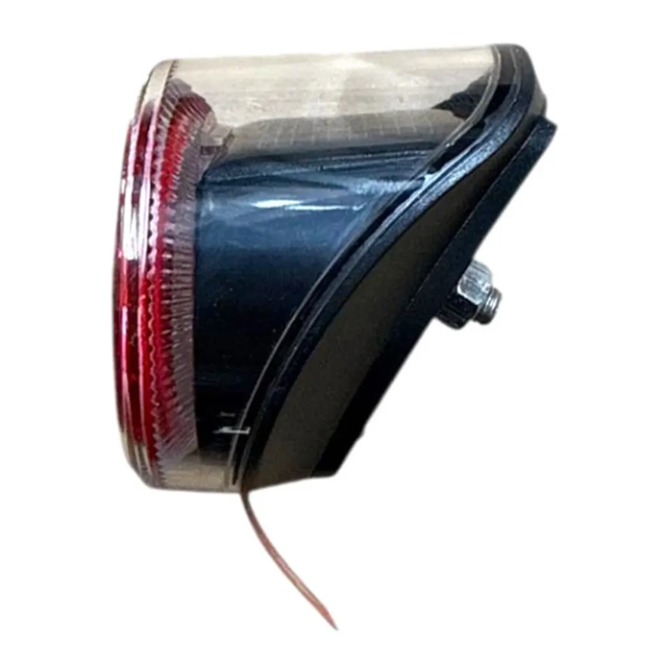 Falkx Solar LED achterlicht - Zonnecel en bewegingssensor - Montage op spatbord - 3 lumen - Rood/Zwart