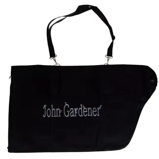 John Gardener Ruime zwarte opvangzak voor bladblazer en bladzuiger met verstelbare schouderband