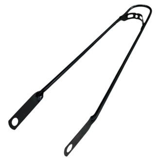 Falkx Spatbordstang achter - 28x1 1/2 - Zwart - Met bumper - Geschikt voor omafietsen