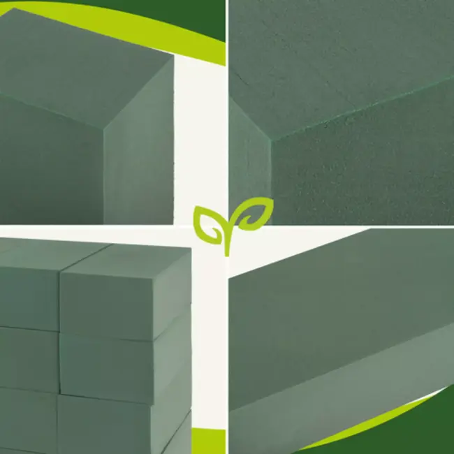 Gardlov Groene foam steekschuim blokken voor verse bloemen 23 x 11 x 8 cm 20 stuks voor bloemstukken