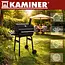 Kaminer Houtskool barbecue met thermometer en accessoires zwart 82 x 51 x 117 cm voor buitengebruik