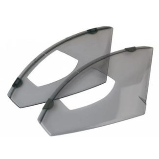 Hesling Jasbeschermers - Lichtgewicht - Rookkleur - 28 inch - Transparantie aanpasbaar