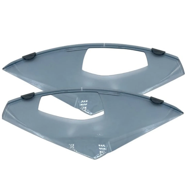 Hesling Jasbeschermers - Lichtgewicht - Rookkleur - 28 inch - Transparantie aanpasbaar