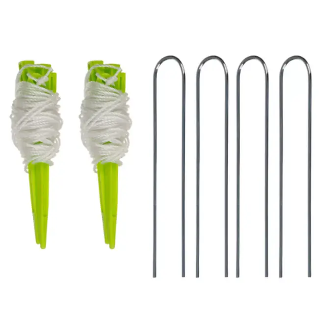 Trizand Draagbaar sportnet verstelbaar 93 tot 255 cm voor tuin en camping