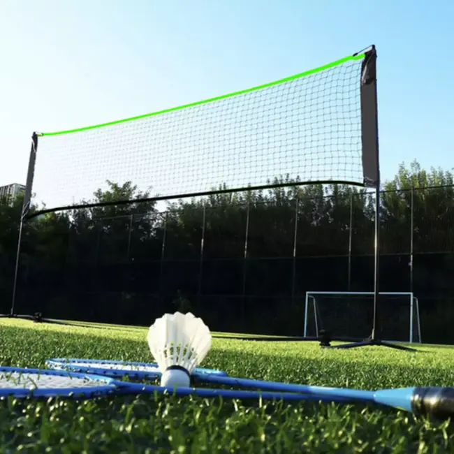 Trizand Draagbaar sportnet verstelbaar 93 tot 255 cm voor tuin en camping