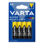 Varta Koolzink AA batterijen - 1,5 Volt - 4 stuks - lange levensduur