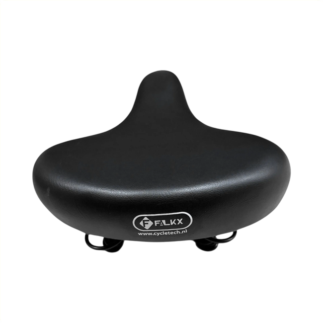 Falkx Comfortabel stadszadel - waterdicht - lichtgewicht - 23x21 cm - inclusief zadelstrop