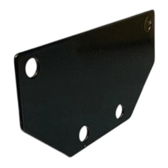 Falkx Reflector verloopplaat - zwart staal - 9,5x4,5 cm - voor Gazelle bagagedragers