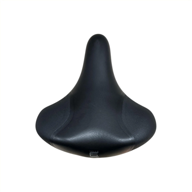 Selle Comfort Comfortabel fietszadel - ergonomisch ontwerp - hoekbescherming - unisex - zwart